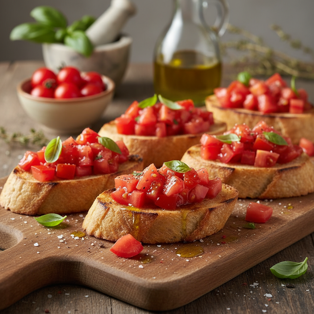Ideaalne bruschetta: klassikaline retsept, mis õnnestub