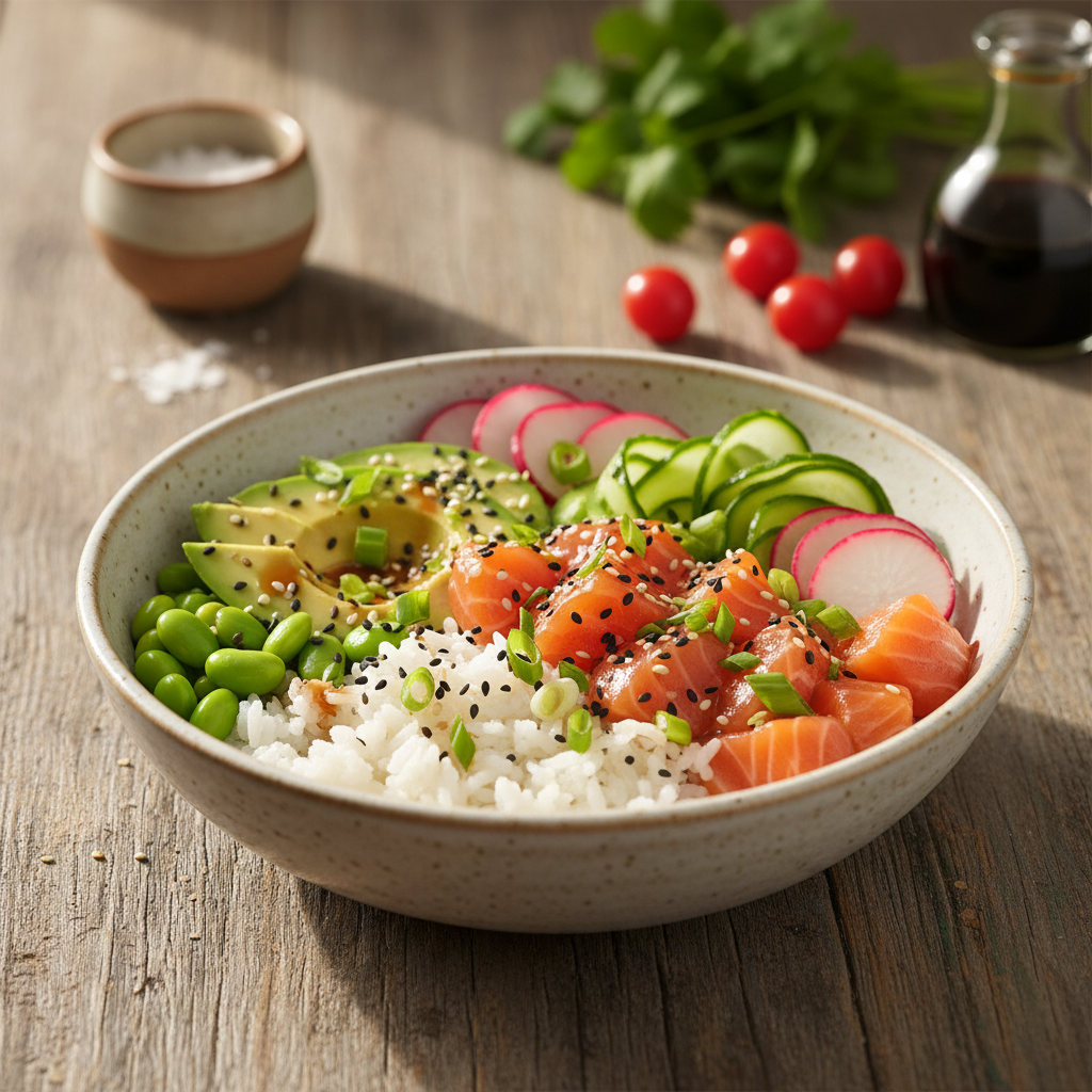 Kiire ja tervislik poke-kauss: valmib vaid minutitega