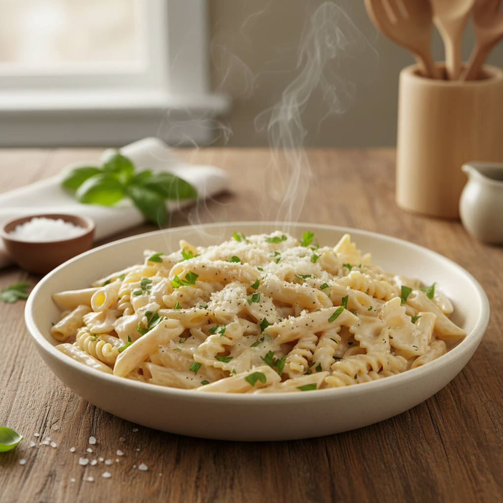 Kiire koorene pasta: maitsev retsept igaks argiõhtuks