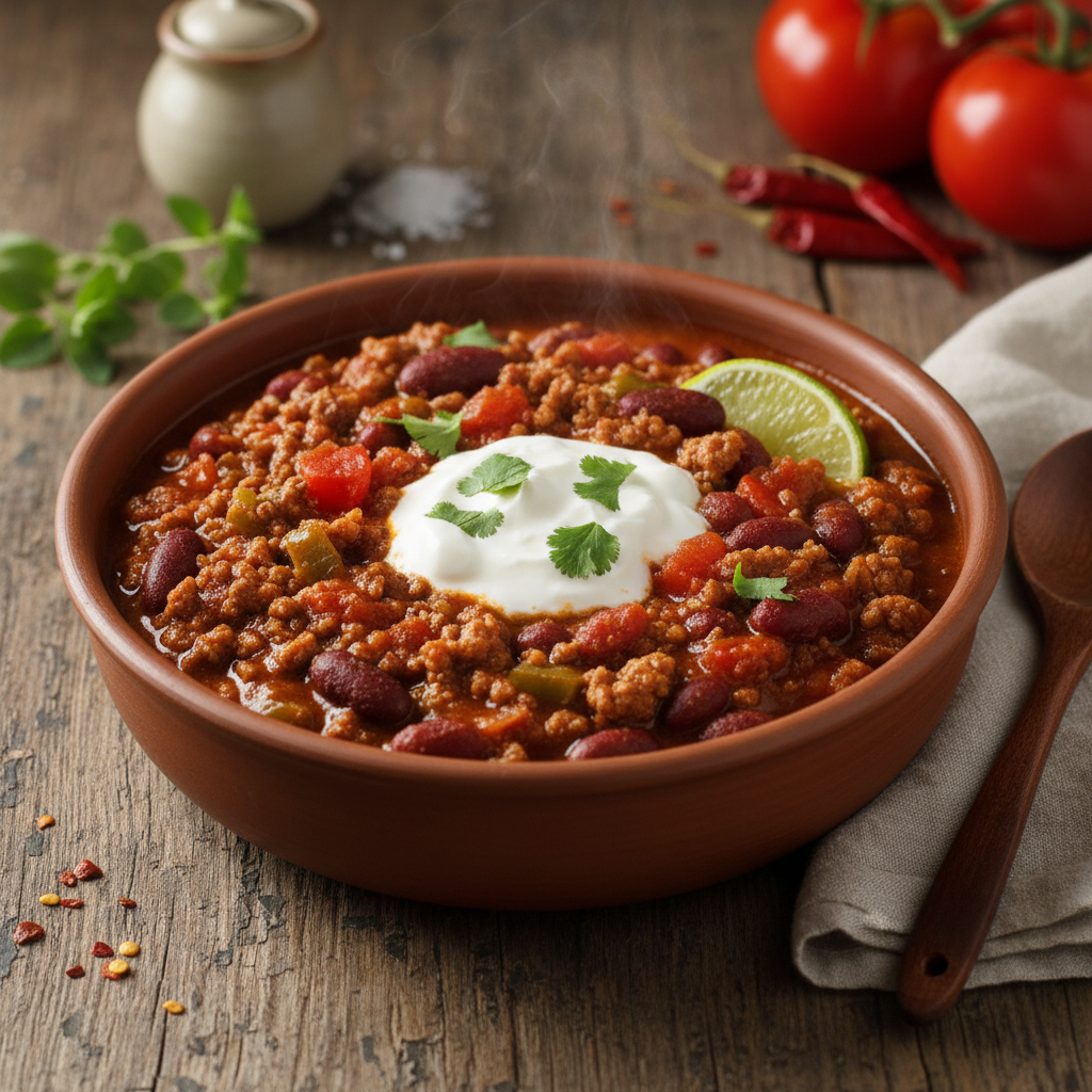 Kiire tšilli con carne retsept: valmib vaid 30 minutiga