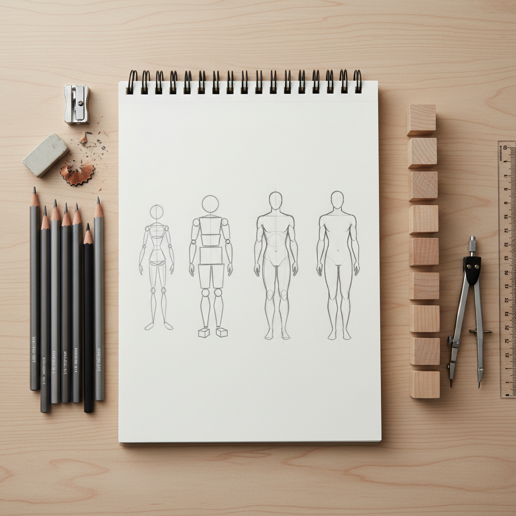 Kuidas joonistada inimest? Lihtne ja kiire õpetus