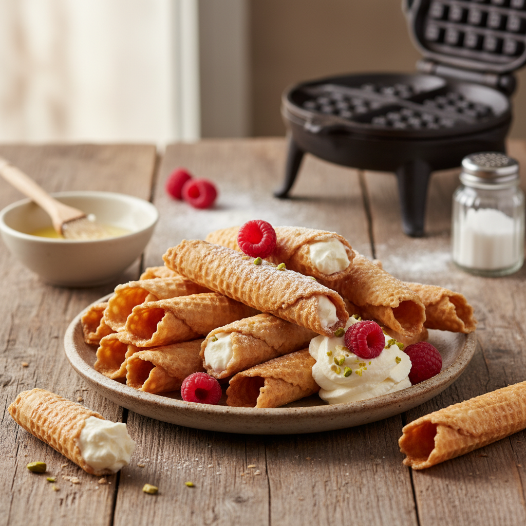 Nostalgilised krõbedad vahvlid: see ongi see õige retsept