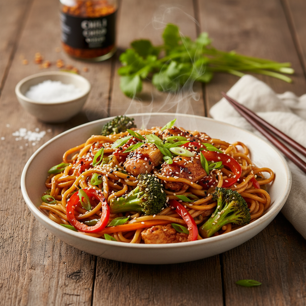 Retsept: Kiired aasiapärased nuudlid valmivad minutitega