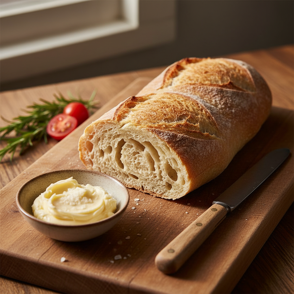 Täiuslik kodune bagett: saladused krõbeda kooriku saamiseks