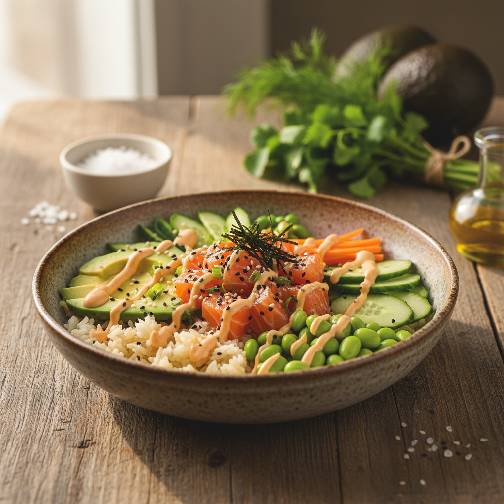 Tervislik poke bowl: kiire ja lihtne retsept koju