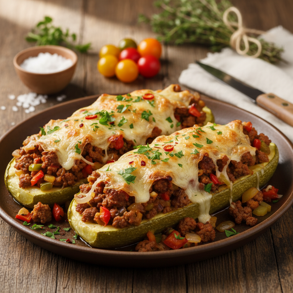 Imemaitsev täidetud suvikõrvits: kiire ja lihtne retsept