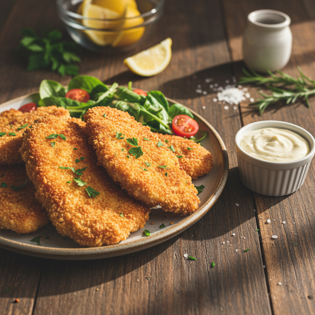 Krõbe paneeritud kana: nipp, mis tagab mahlase tulemuse