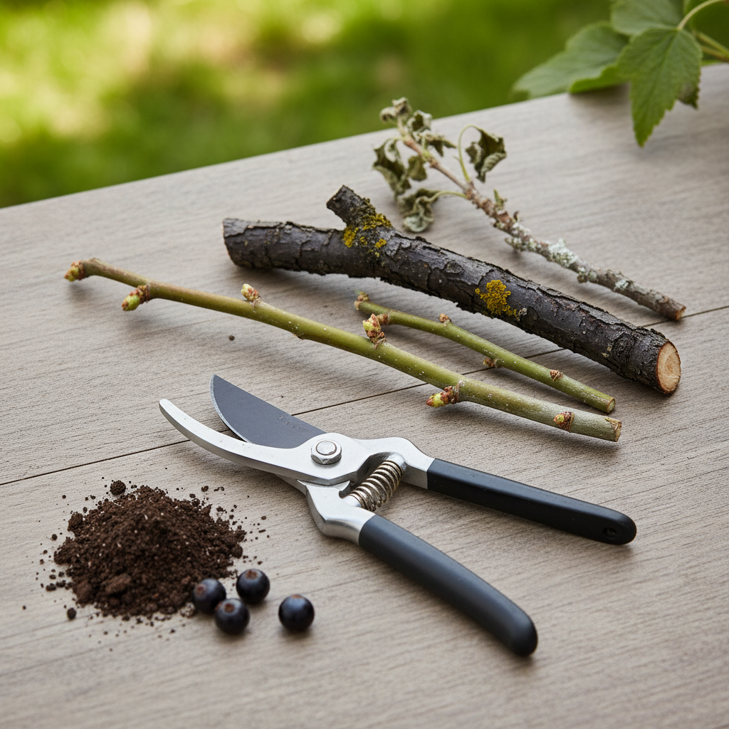 Mustsõstra lõikamine: aedniku nõuanded rikkaliku saagi heaks