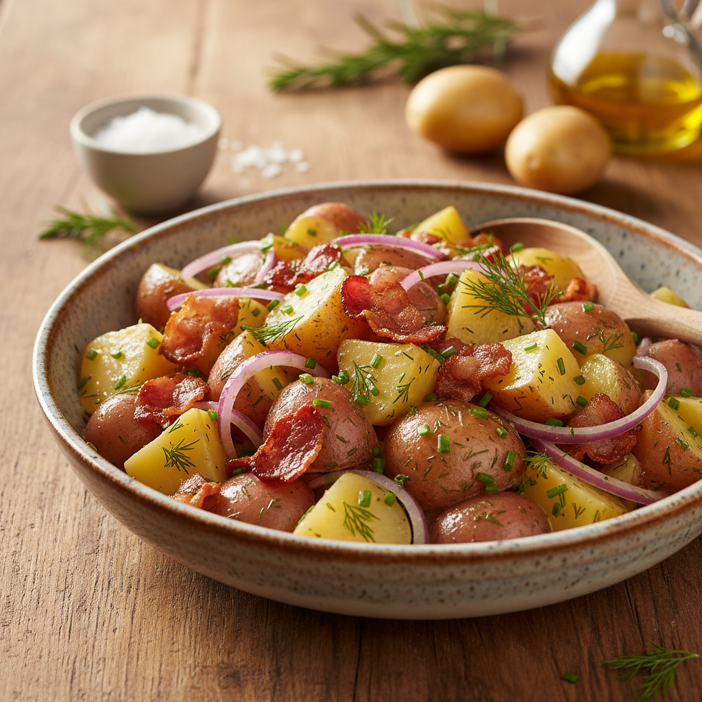 Uus hitt toidulaual: imemaitsev soe kartulisalat