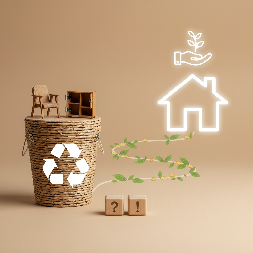 Vana mööbel jalus? Kuhu üleliigne kraam tegelikult viia