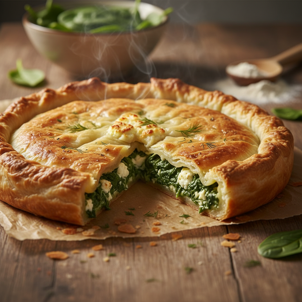 Kiire ja mahlane spinati-feta pirukas: lihtne retsept
