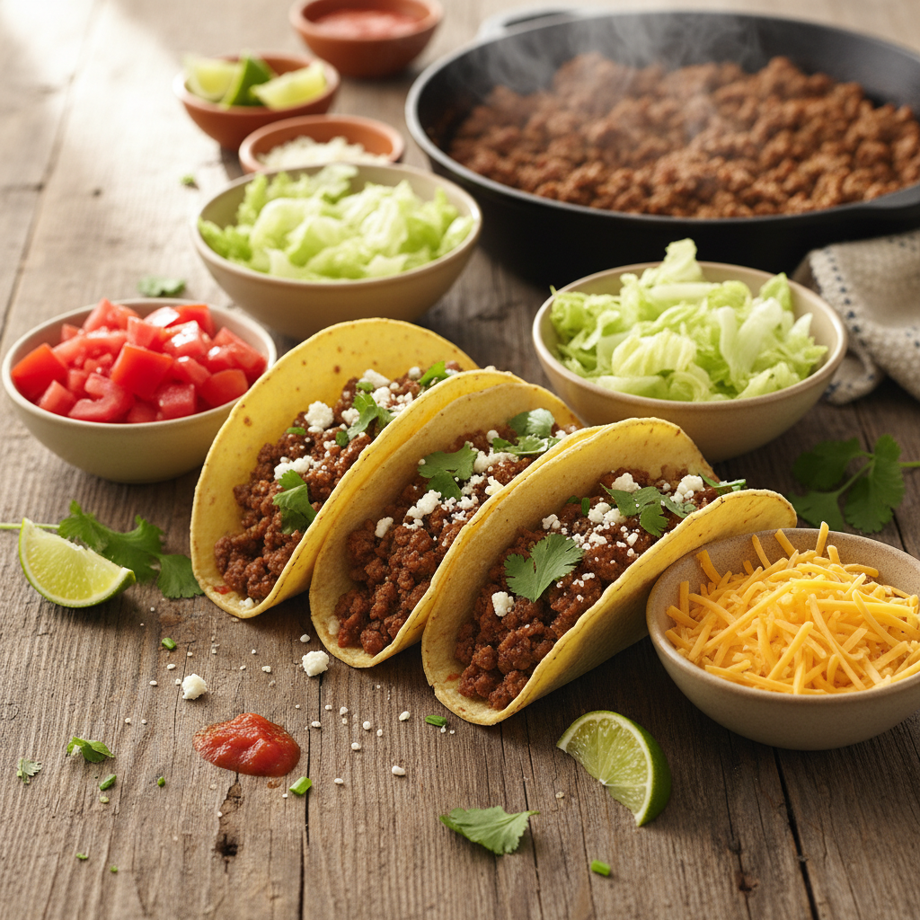 Lihtne ja maitsev taco-retsept: valmista ise kodus