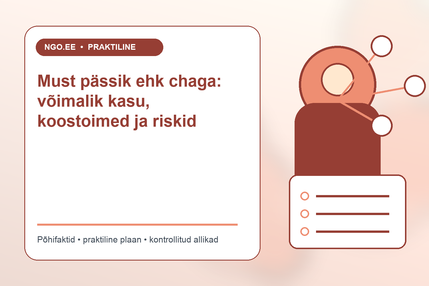 Must pässik kasel ja pulbriline toidulisand eraldi