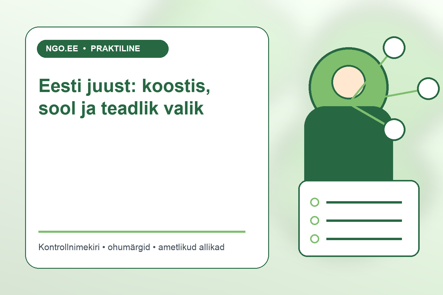 Viil Eesti juustu täisteraleiva ja köögiviljade kõrval