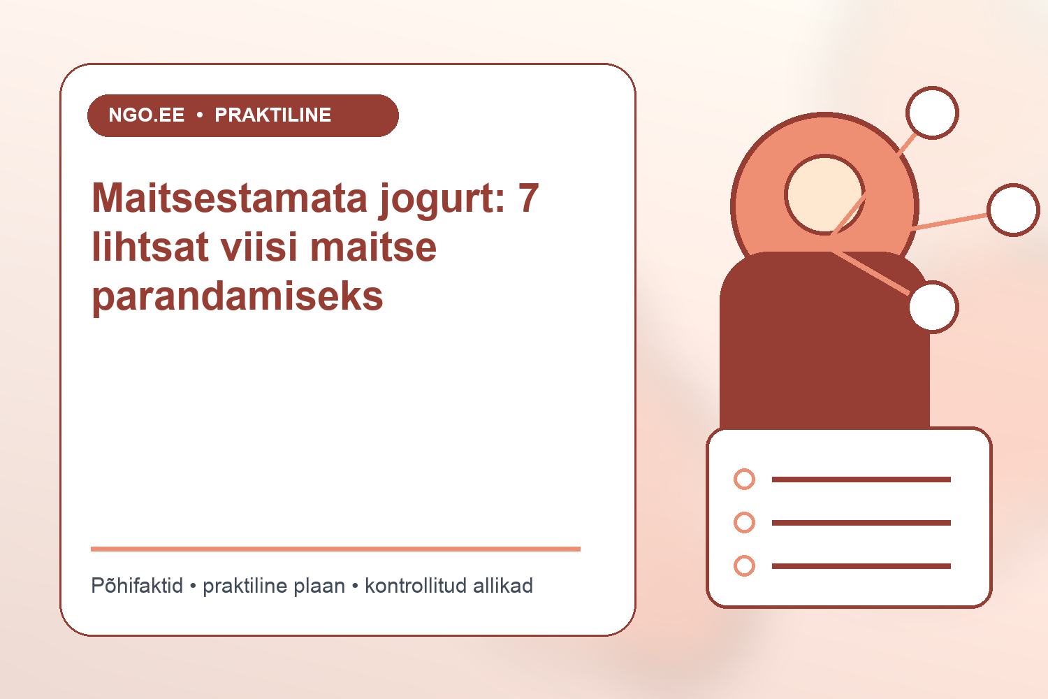 Seitse tervislikku lisandit maitsestamata jogurti kõrval