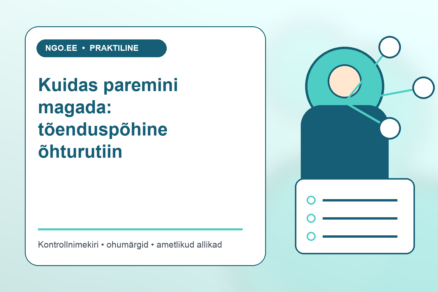 Hämar magamistuba, kell ja rahulik õhturutiin
